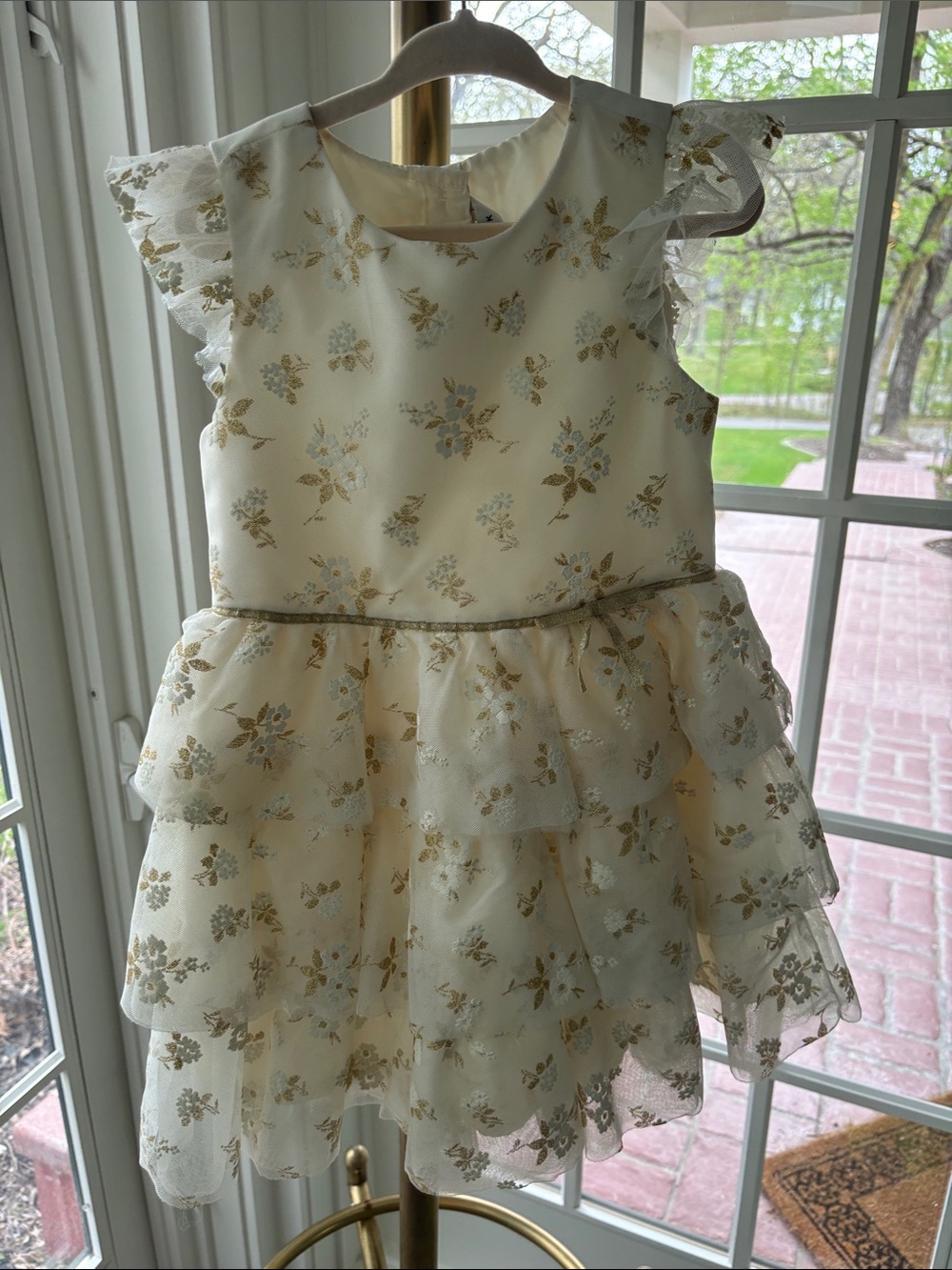 Janie and Jack Girls Dress 4T beautiful !!!
